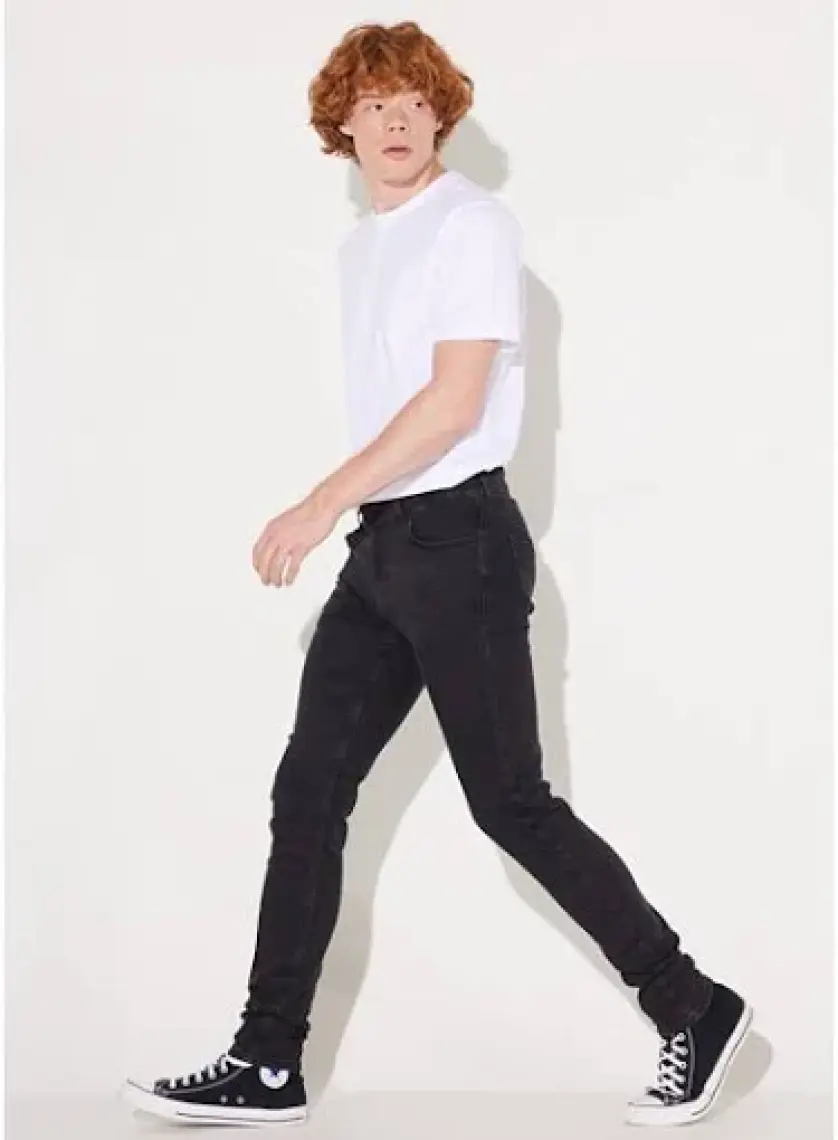 Lee Malone Skinny Fit Normal Bel Denim Esnek Jean Kot Pantolon