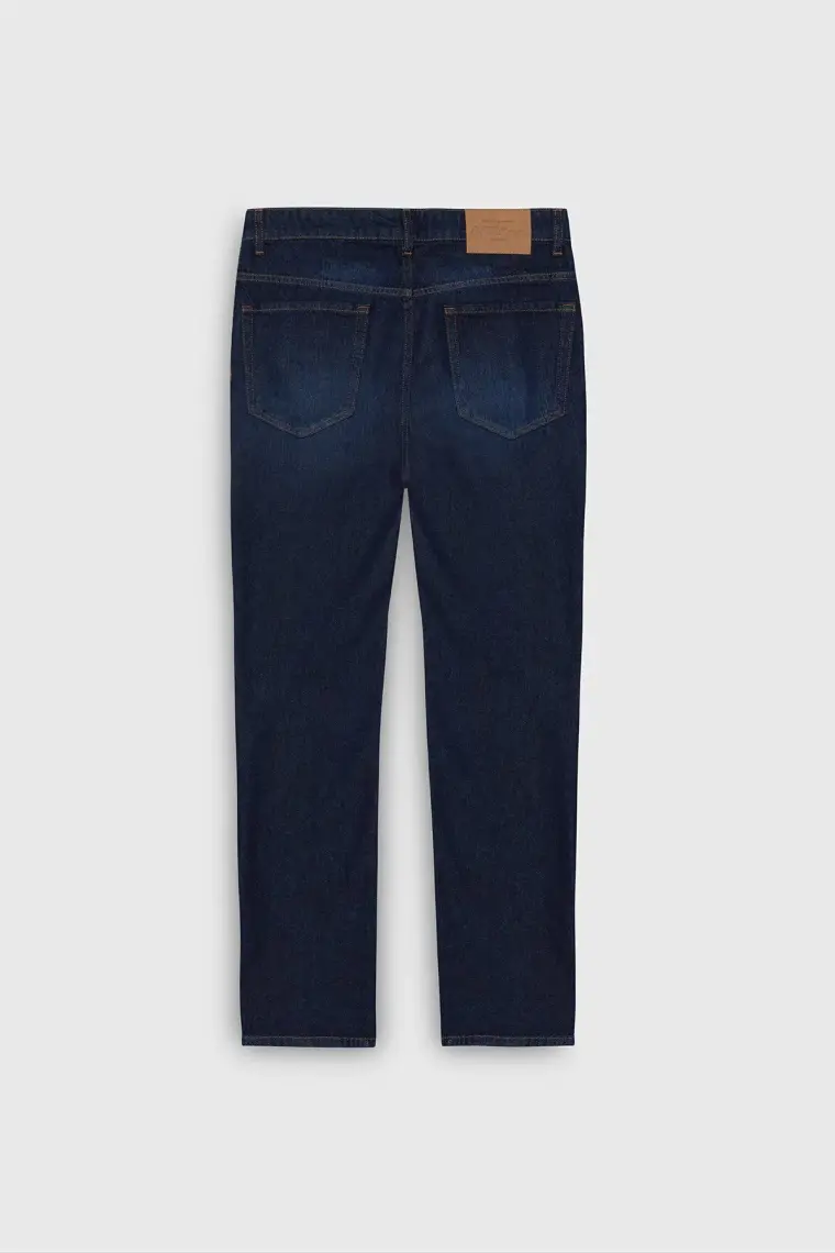ALTINYILDIZ CLASSICS Erkek Lacivert Comfort Fit Rahat Kesim %100 Pamuk Denim Jean Kot Pantolon