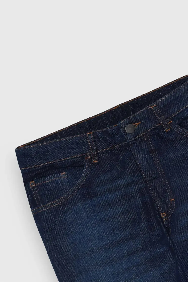 ALTINYILDIZ CLASSICS Erkek Lacivert Comfort Fit Rahat Kesim %100 Pamuk Denim Jean Kot Pantolon
