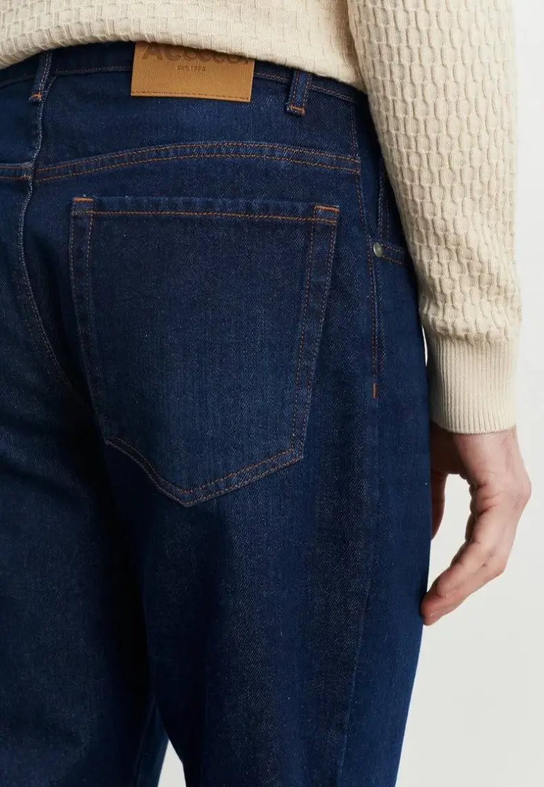 ALTINYILDIZ CLASSICS Erkek Lacivert Comfort Fit Rahat Kesim %100 Pamuk Denim Jean Kot Pantolon