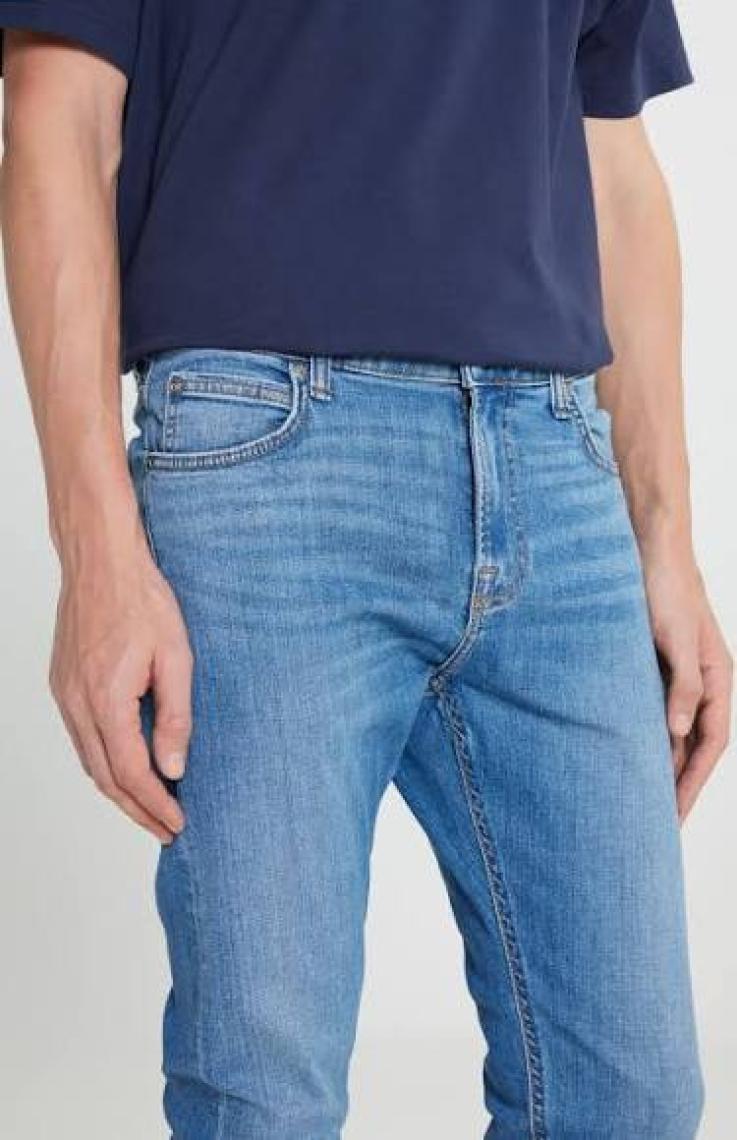 Skinny Fit Çok Dar Kesim Normal Bel Çok Dar Paça Malone Mavi Jean Kot Pantolon