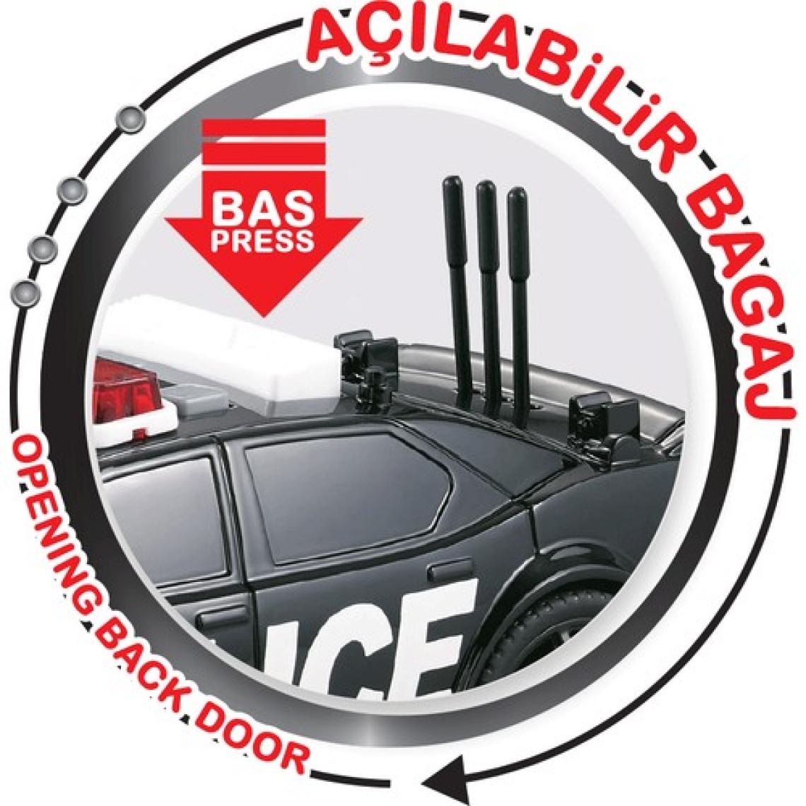 Nitro Speed Polis Arabasi 1:20 Sesli Isi