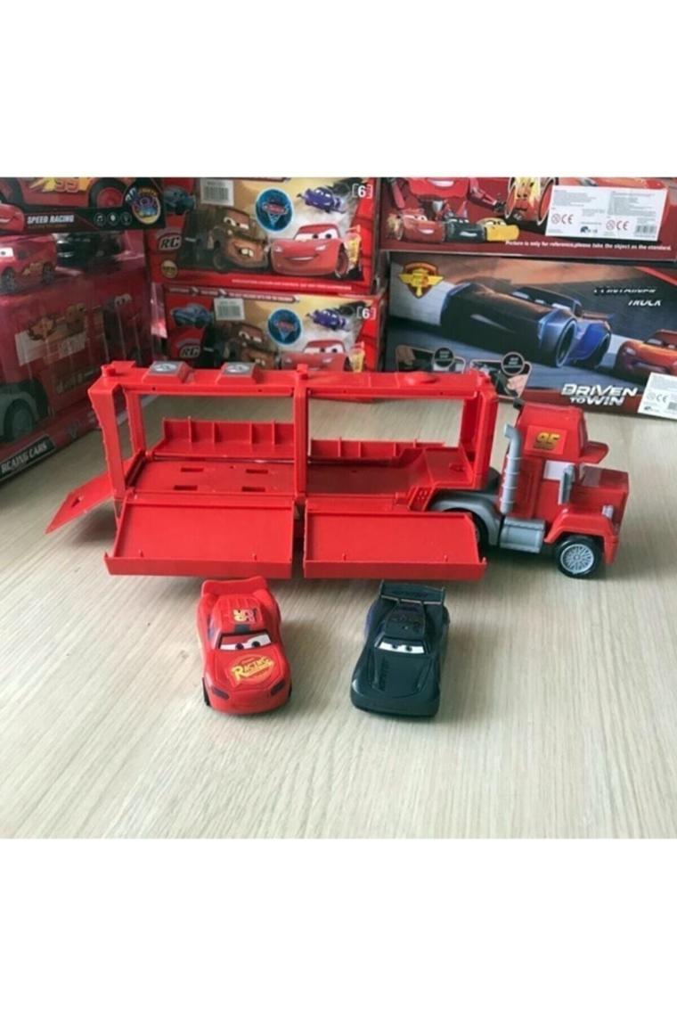 arcnxx Mcqueen Oyuncak Mc Tır Kapakları Açılabilen 2 Arabalı Sn  1022995