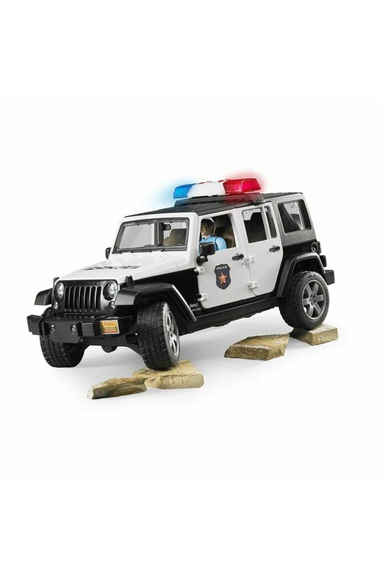 Oyuncak Jeep Wrangler Ur Polis Aracı ve Memur Br02526