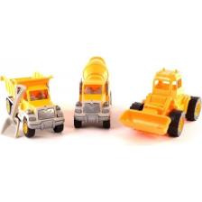 Uçar Kid Oyuncak Inşaat Seti Kamyon-Kepçe-Silindir 26X13 cm