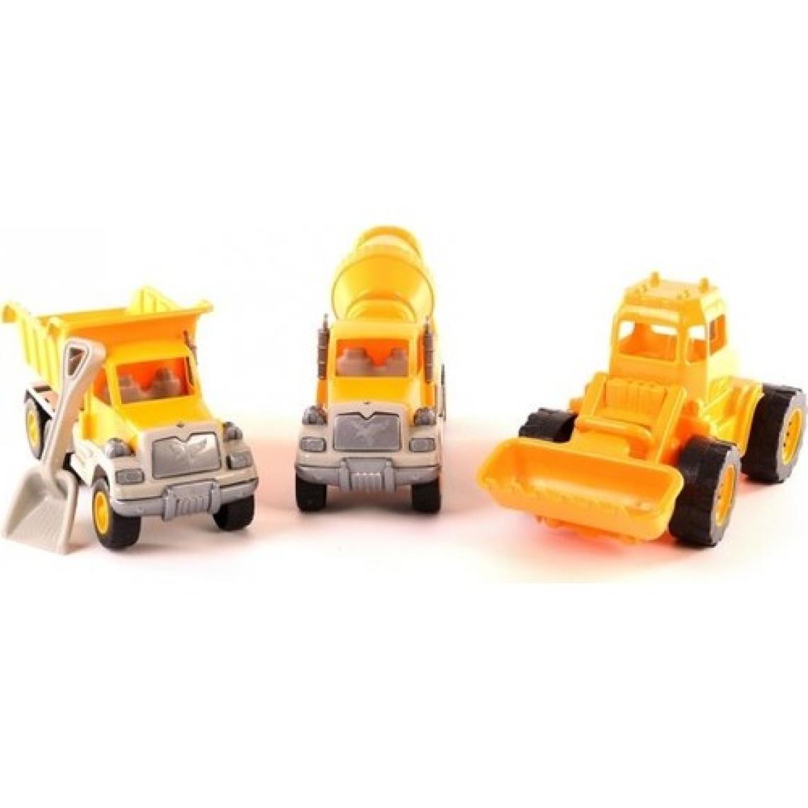 Uçar Kid Oyuncak Inşaat Seti Kamyon-Kepçe-Silindir 26X13 cm