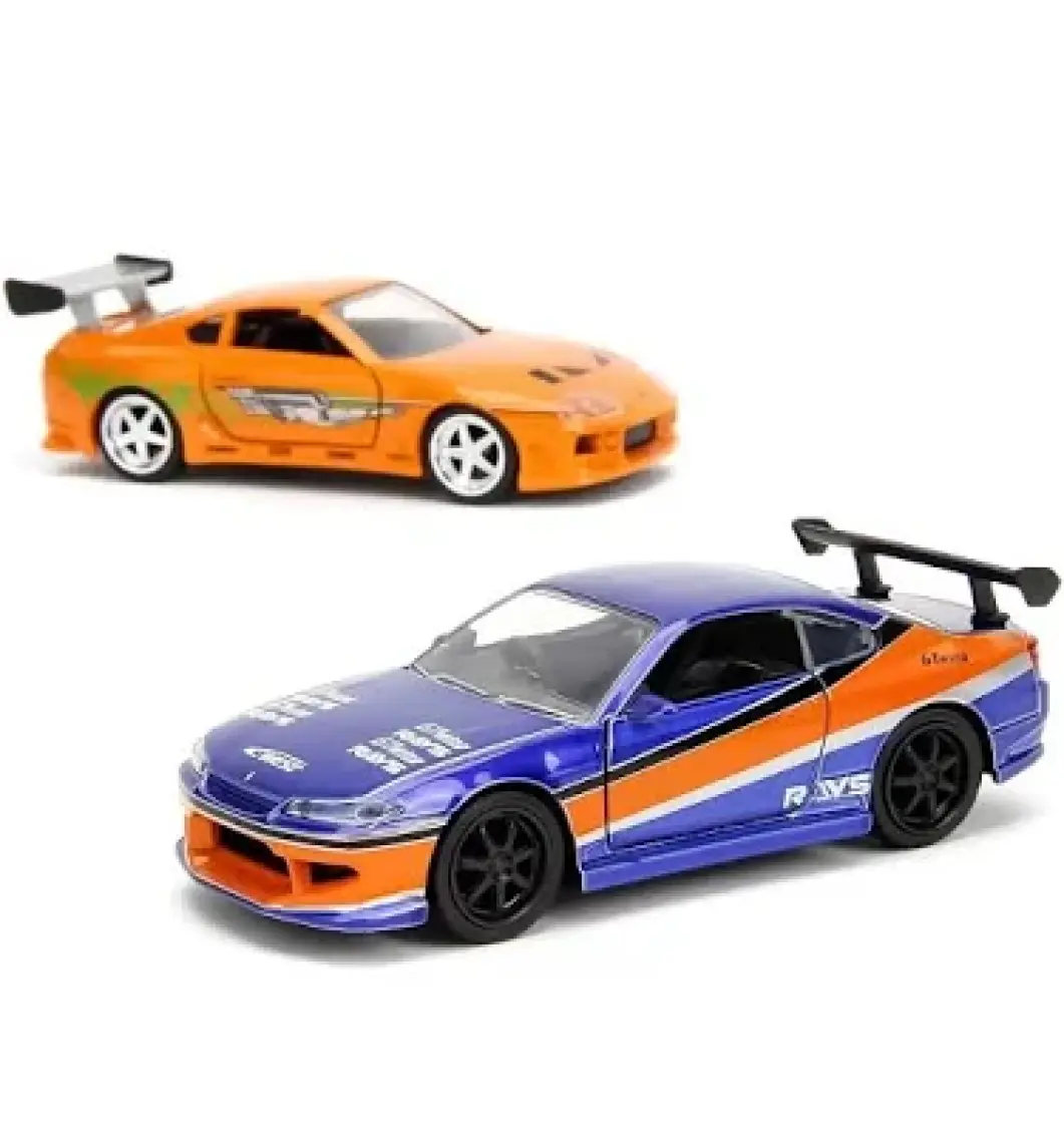 Fast & Furious Legacy Series 2001 Nissan Silvia S15 & Toyota Supra 1:32