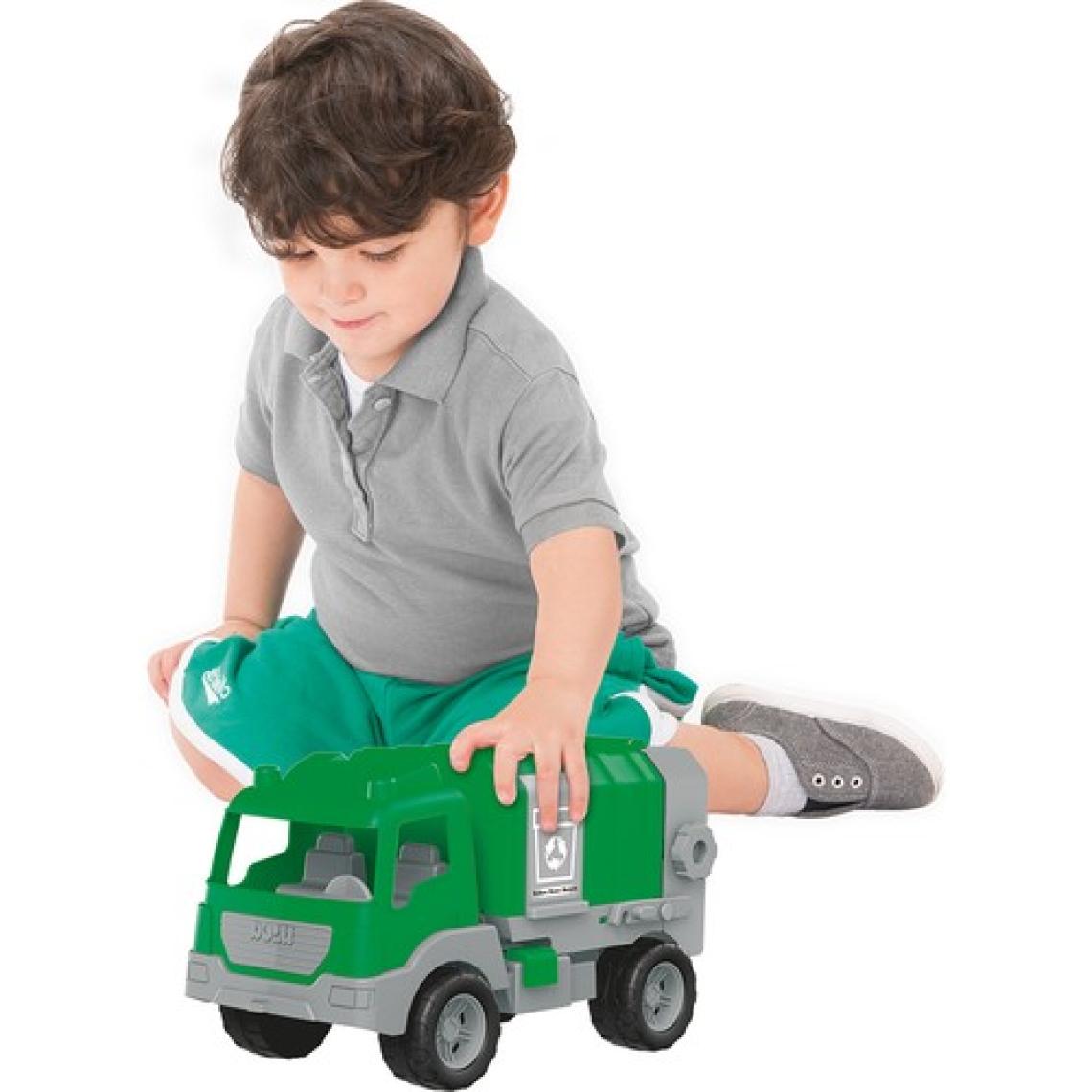 Dolu Kutulu Çöp Kamyonu 43 cm
