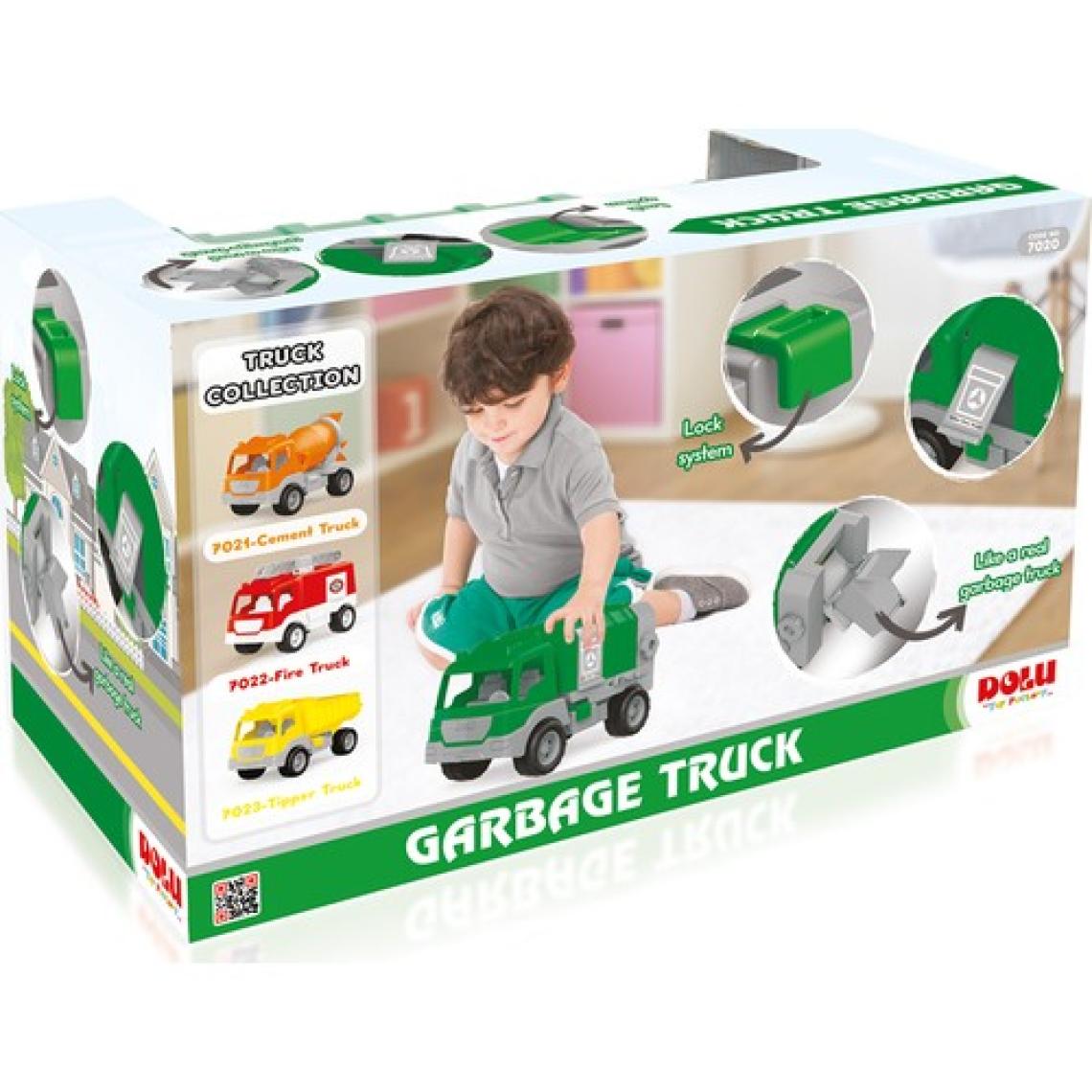 Dolu Kutulu Çöp Kamyonu 43 cm