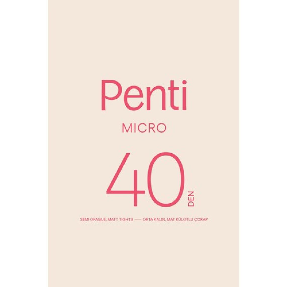 Penti Micro 40 Kestane Külotlu Çorap