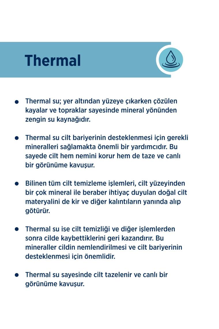 Thermal Misel Temizleme Suyu 250ml Yağlı Ve Karma Ciltler