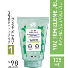 Karma Ve Yağlı Ciltler Için Pure Menthe Prebiyotik Yüz Yıkama Jeli-125 ml