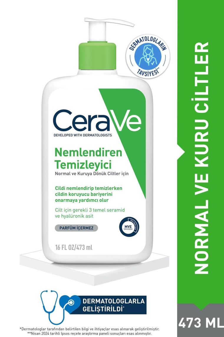 Normal Ve Kuru Ciltler İçin Nemlendiren Temizleyici 473ml