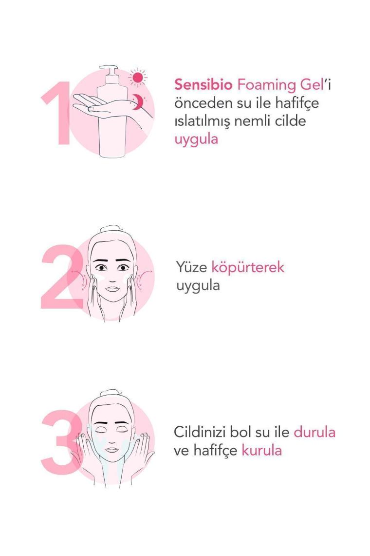 Bioderma Sensibio Foaming Gel 500 ml Hassas Ciltler Temizleme Jeli