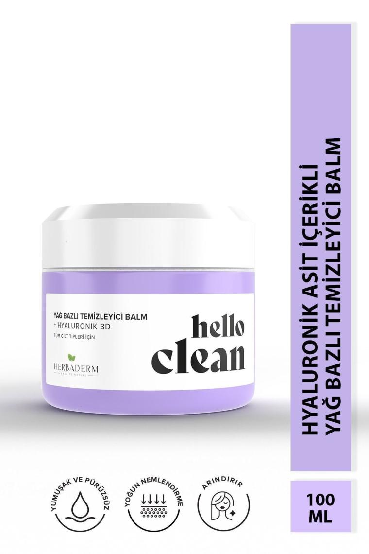 Hello Clean Yoğun Nemlendirici Yağ Bazlı Makyaj Temizleyici Balm