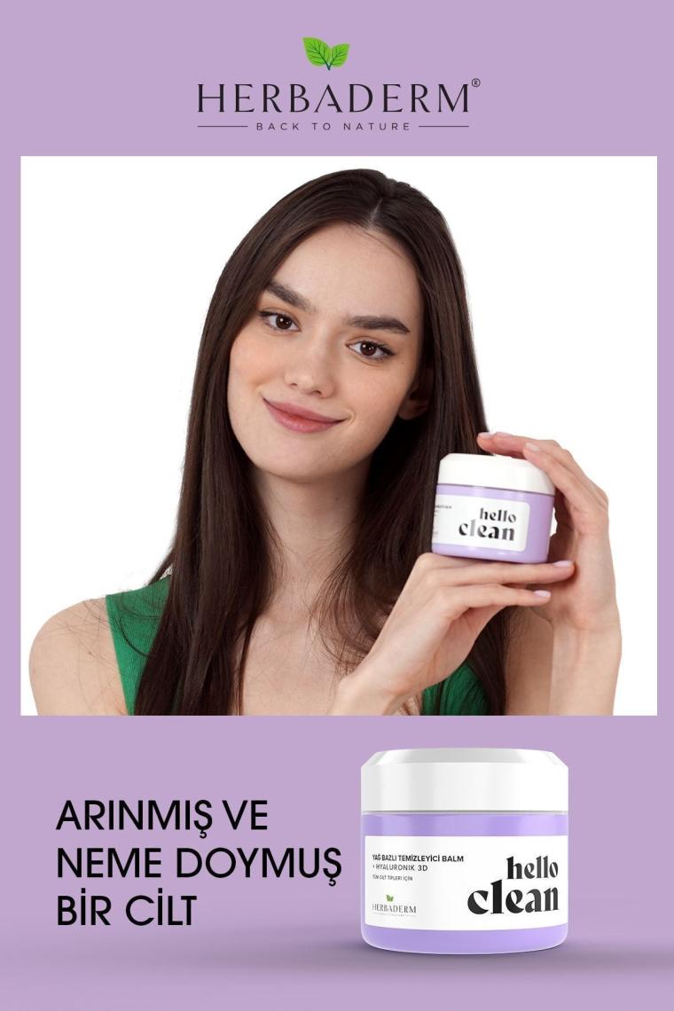 Hello Clean Yoğun Nemlendirici Yağ Bazlı Makyaj Temizleyici Balm