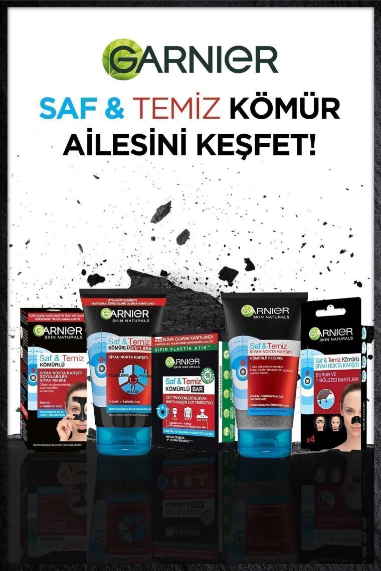 Saf & Temiz Siyah Nokta Karşıtı Kömürlü 3'ü 1 Arada