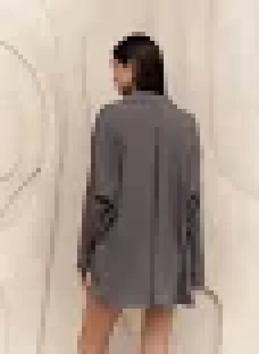 Mai Durres Füme Oversize Gömlek