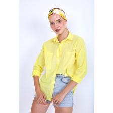 Vitrin Basic Oversize Önden Cepli Gömlek