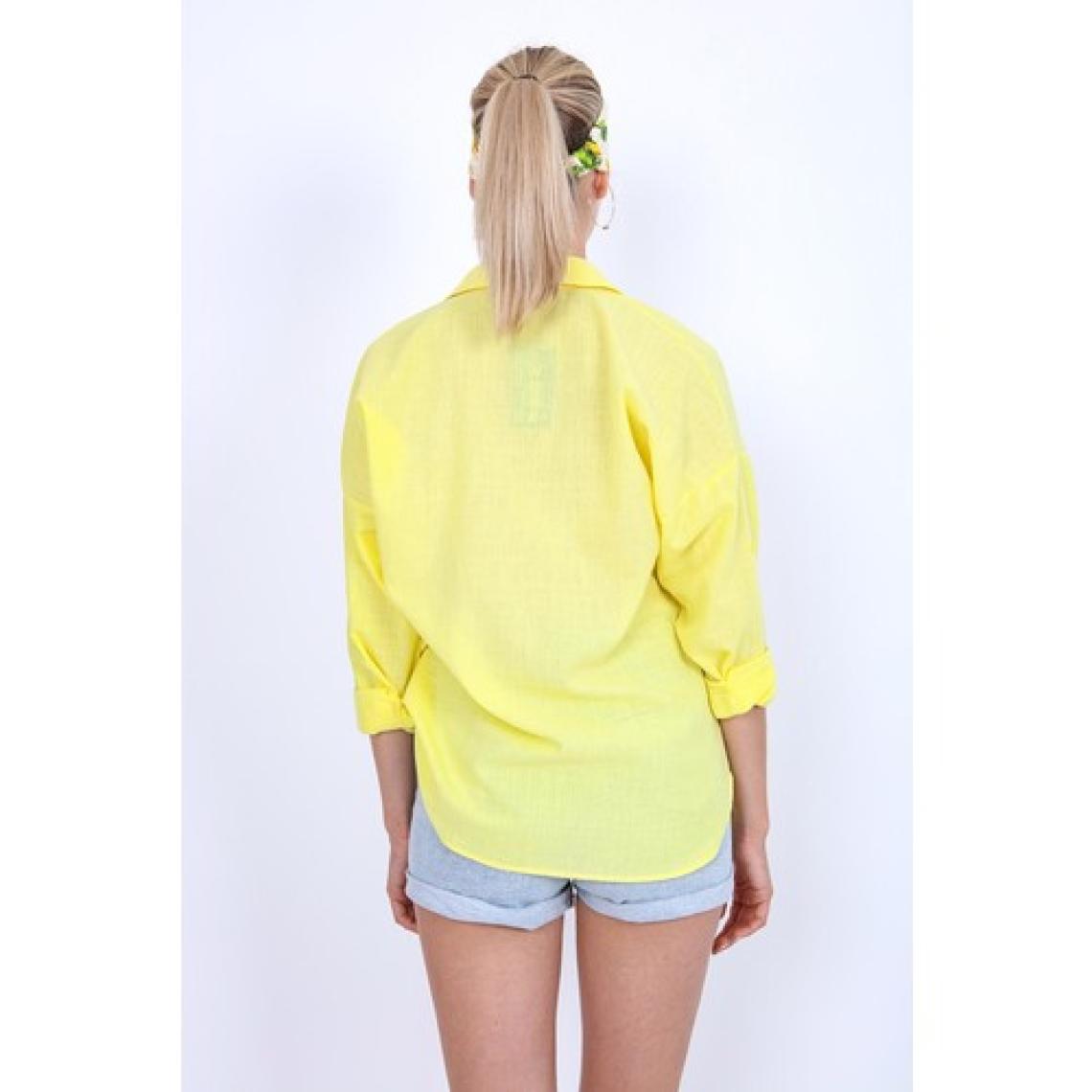 Vitrin Basic Oversize Önden Cepli Gömlek