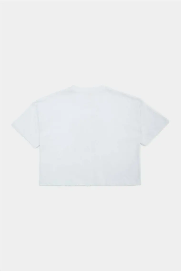 Tyess Kız Çocuk Beyaz Tshirt 23PSSTJ4508