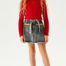 Tyess Kız Çocuk Kırmızı T-Shirt 23FW0TJ4513