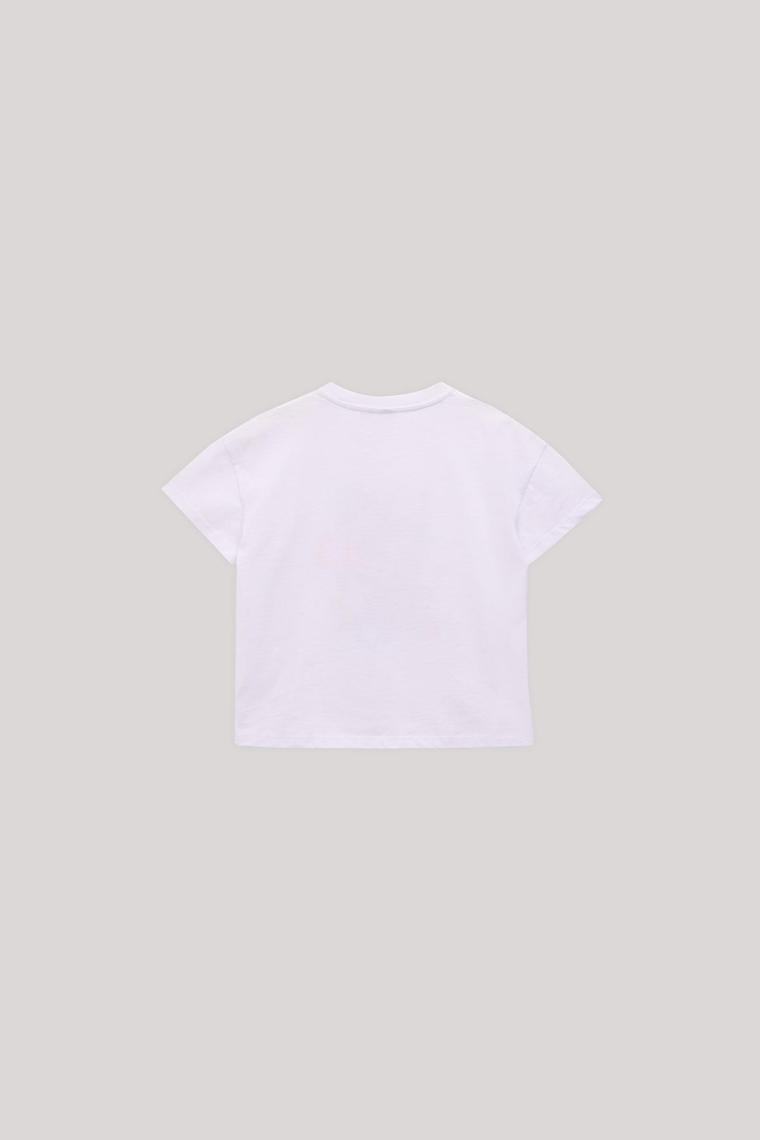 Tyess Bg Store Kız Çocuk Beyaz T-Shirt