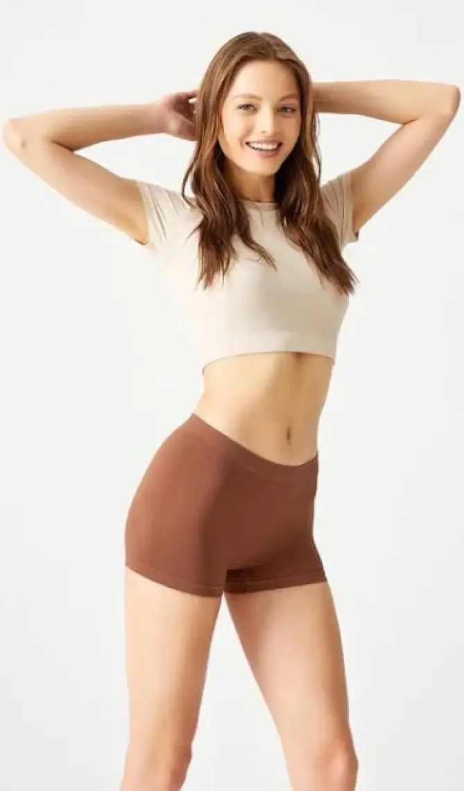 Los Ojos 3 Adet Seamless Boxer Külot 3xboyshort