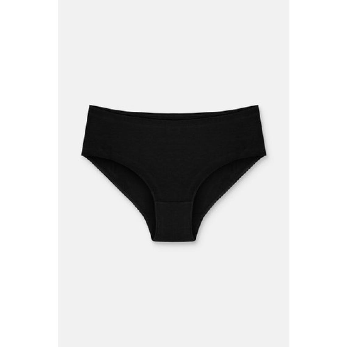 Suwen 3 Lü Paket Yüksek Bel Slip Külot - Siyah/Beyaz/Ten Rengi