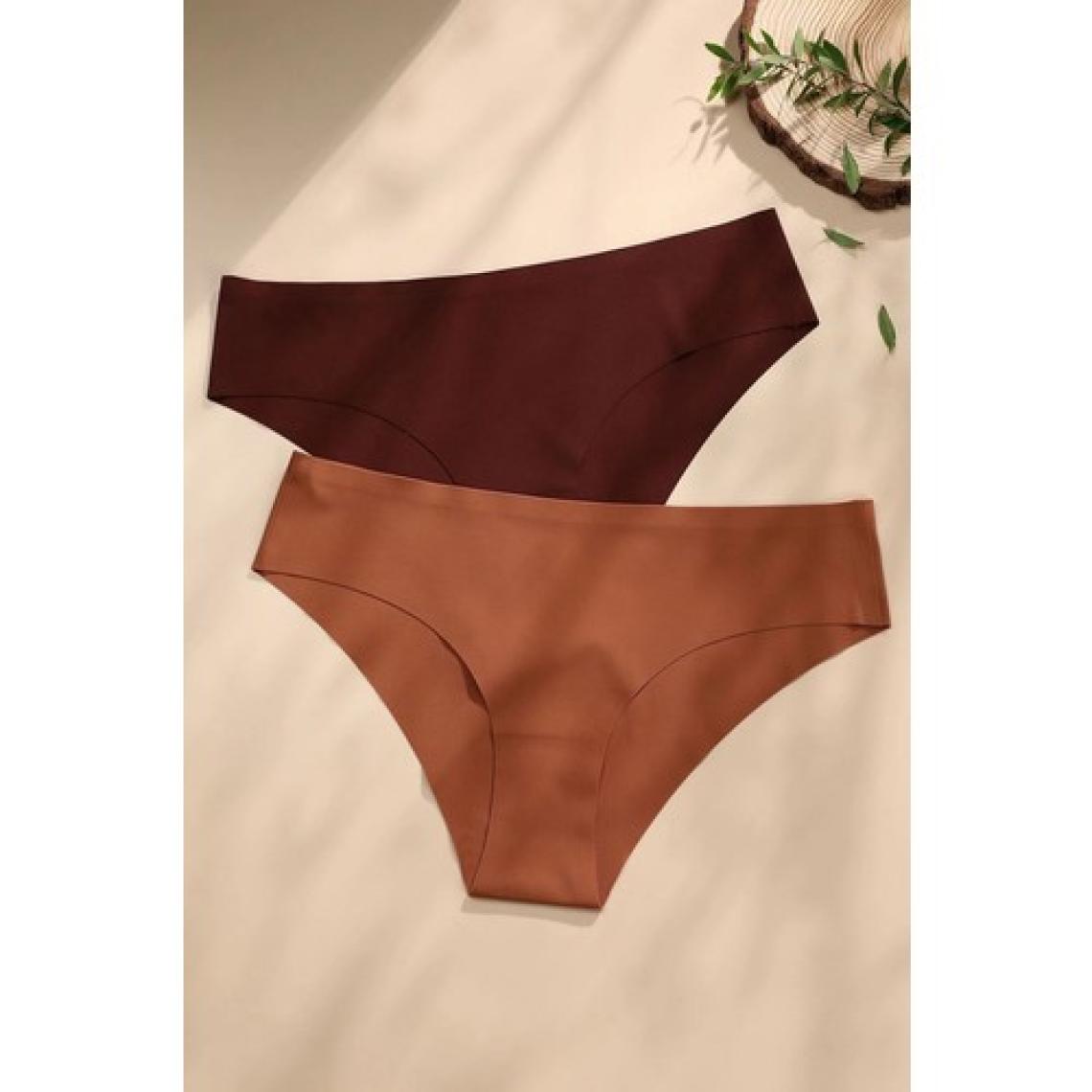 Merry See 5 Li Set  Iz Yapmaz Likralı Dikişsiz Lazer Kesim Bikini Slip Külot