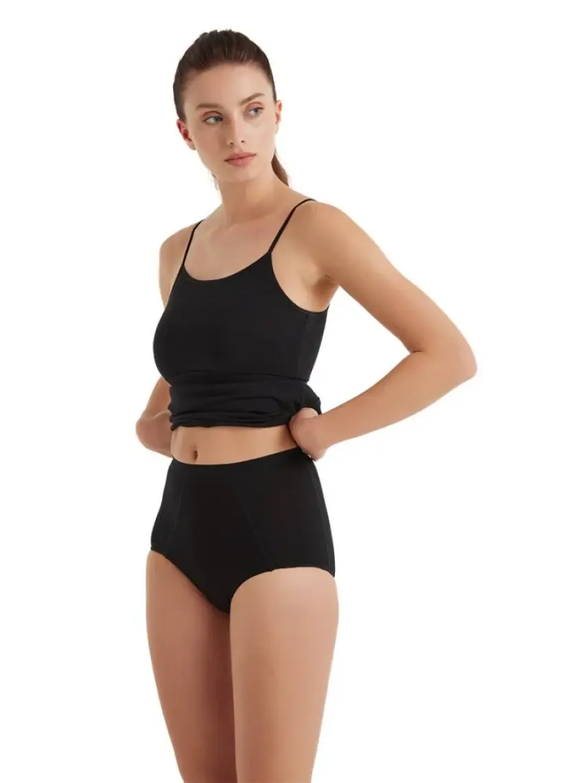 Blackspade Kadın Külot Korse 1325 - Siyah