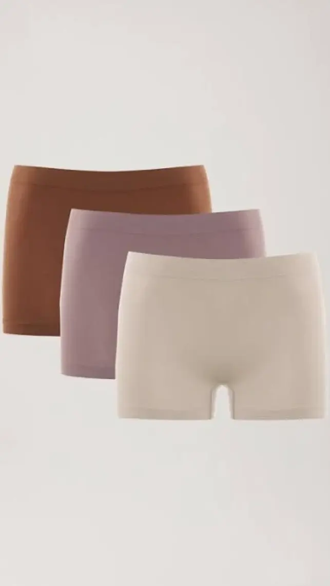Los Ojos 3 Adet Seamless Boxer Külot 3xboyshort