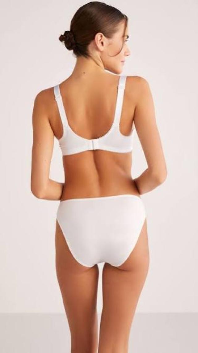Kom Desensiz Koton Modal Kadın Slip Külot Basic Bikini 2'li