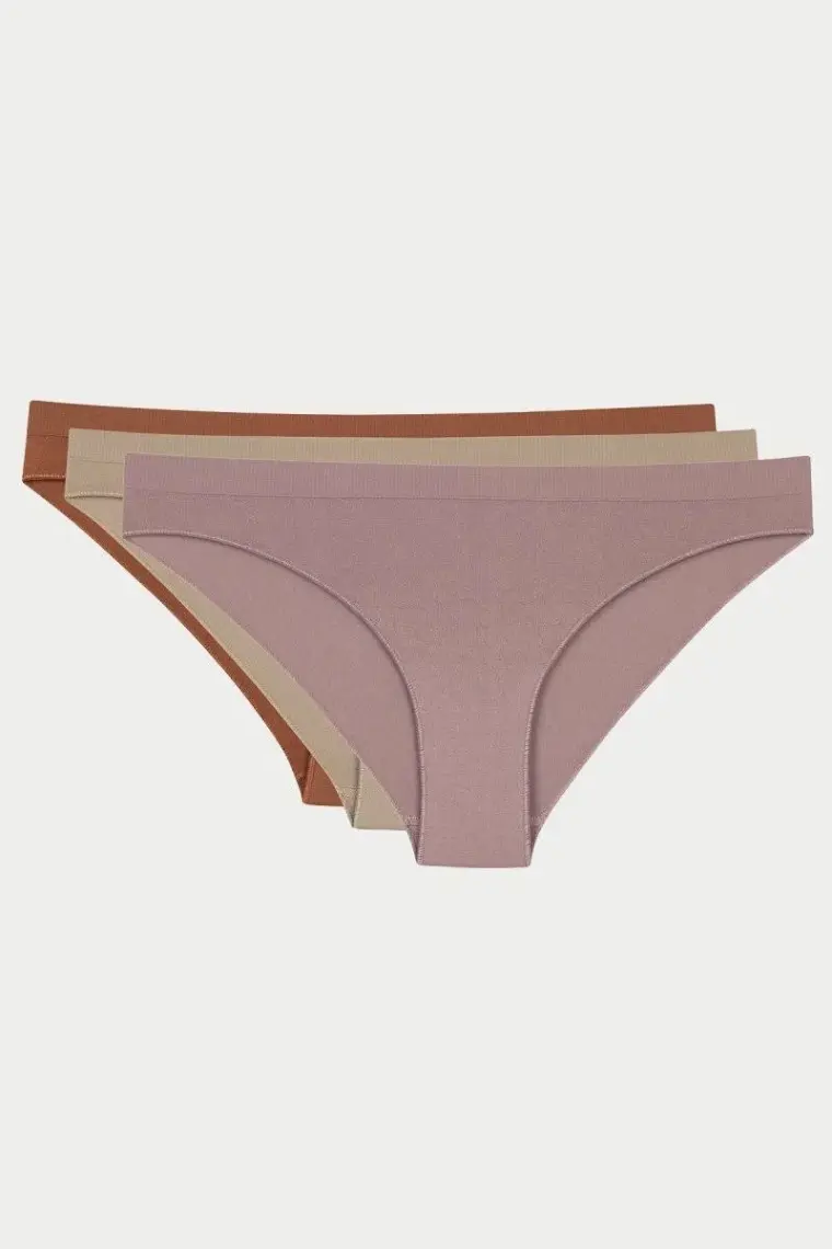 Los Ojos 3 Adet Seamless Klasik Külot 3xclassic