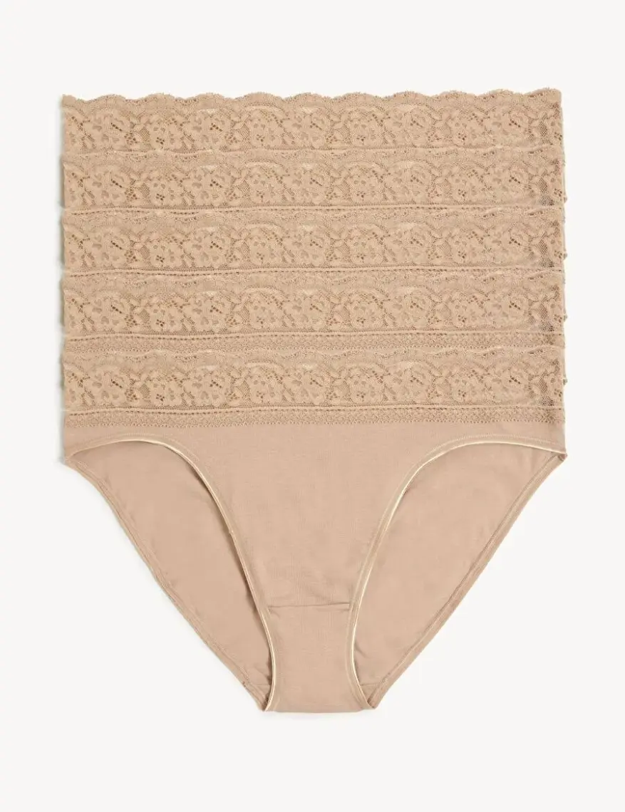 Marks & Spencer 5'li Dantel Detaylı High Leg Külot Seti