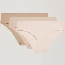 Los Ojos 3 Adet Görünmez Lazer Kesim Klasik Külot Laser Cut Briefs