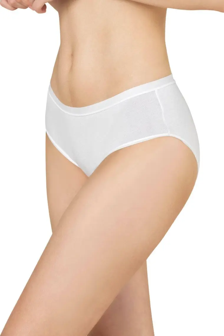 Özkan Underwear Özkan 26800 Kadın 3'lü Paket Pamuklu Büyük Beden Aralığı Esnek Yüksek Bel Battal Boy Bato Külot