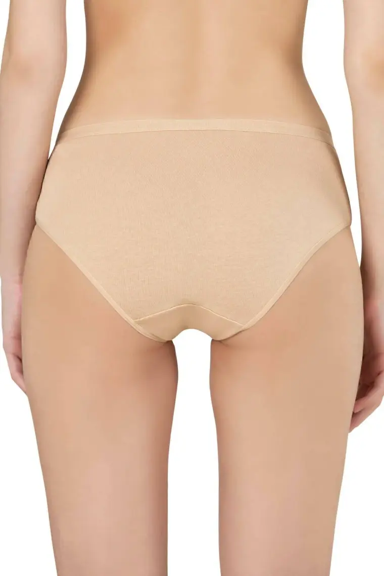 Özkan Underwear Özkan 26800 Kadın 3'lü Paket Pamuklu Büyük Beden Aralığı Esnek Yüksek Bel Battal Boy Bato Külot