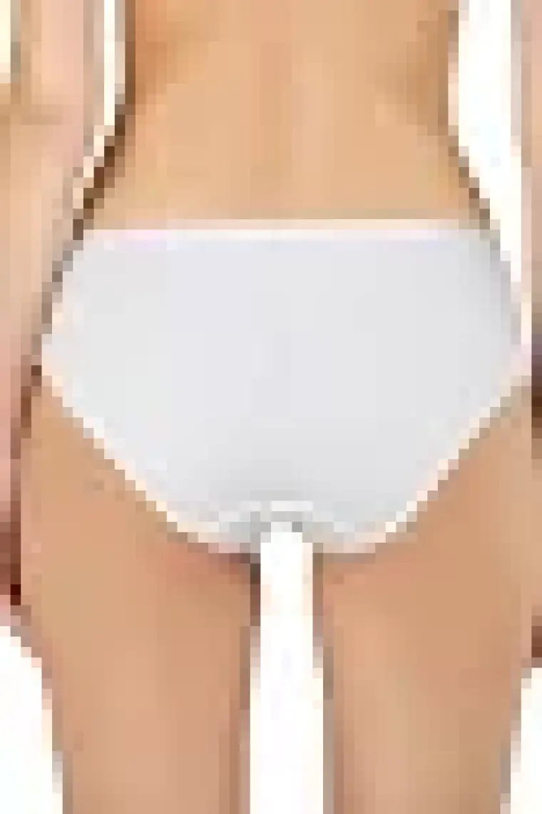 Özkan Underwear Özkan 26800 Kadın 3'lü Paket Pamuklu Büyük Beden Aralığı Esnek Yüksek Bel Battal Boy Bato Külot