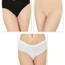 Özkan Underwear Özkan 26800 Kadın 3'lü Paket Pamuklu Büyük Beden Aralığı Esnek Yüksek Bel Battal Boy Bato Külot