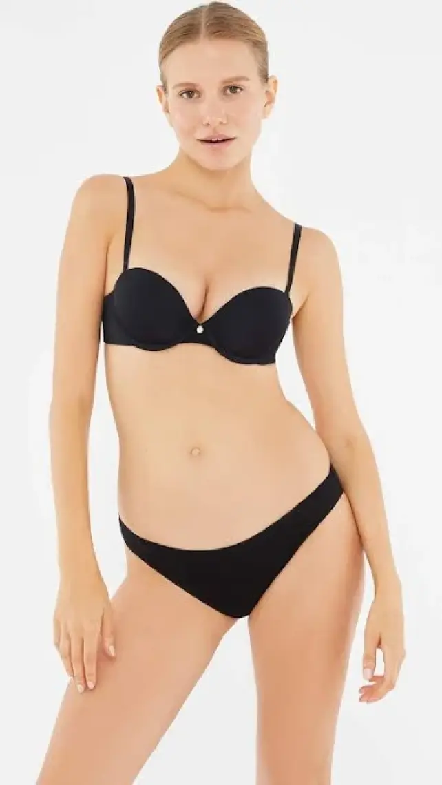 Dagi Kadın 3'Lü Slip Siyah