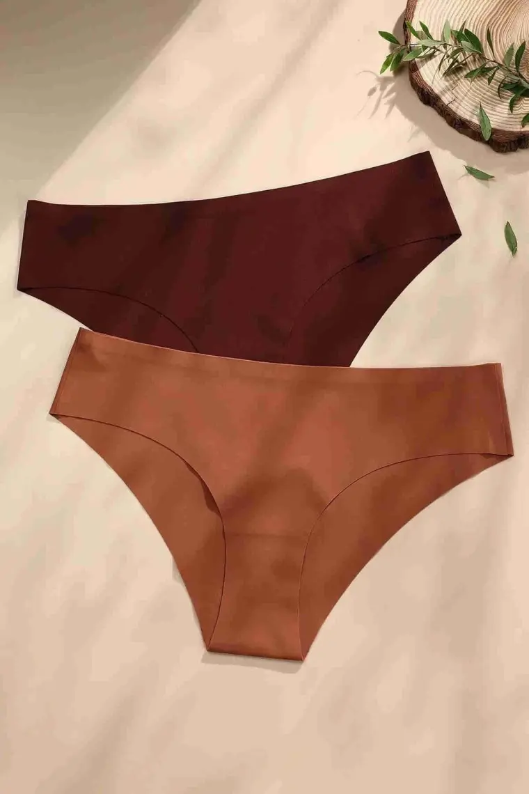 Merry See 5 Li Set Iz Yapmaz Likralı Dikişsiz Lazer Kesim Bikini Slip Külot