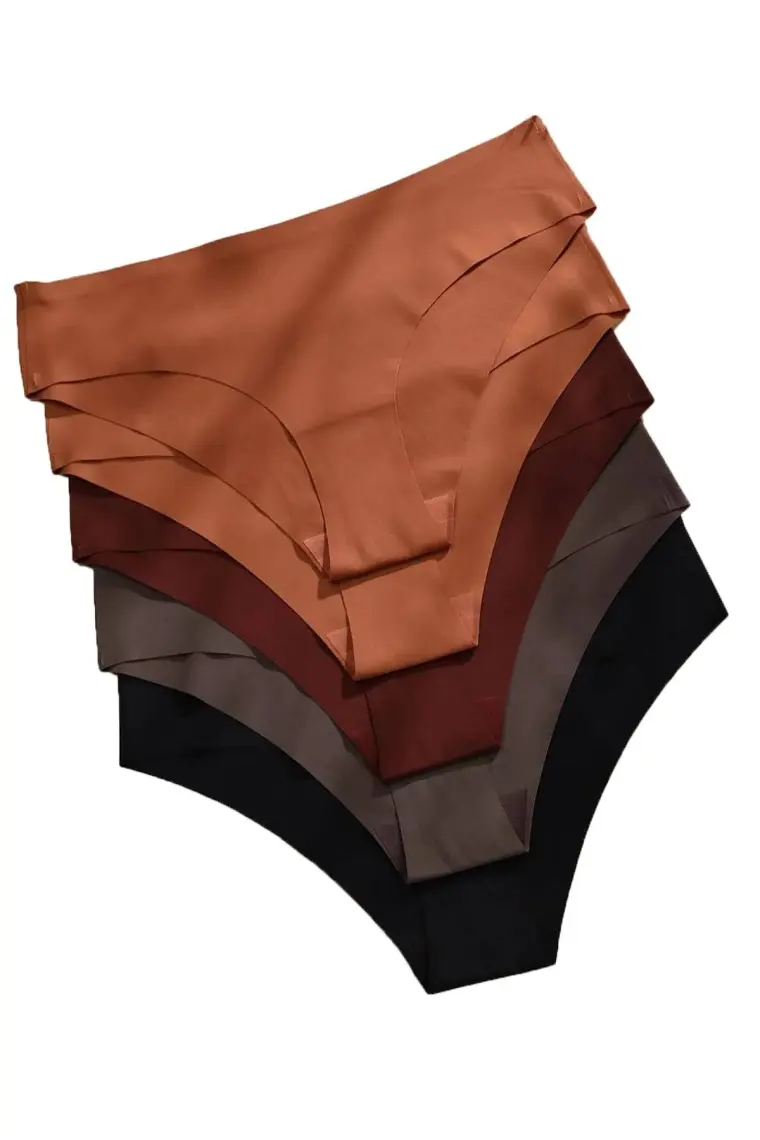Merry See 5 Li Set Iz Yapmaz Likralı Dikişsiz Lazer Kesim Bikini Slip Külot