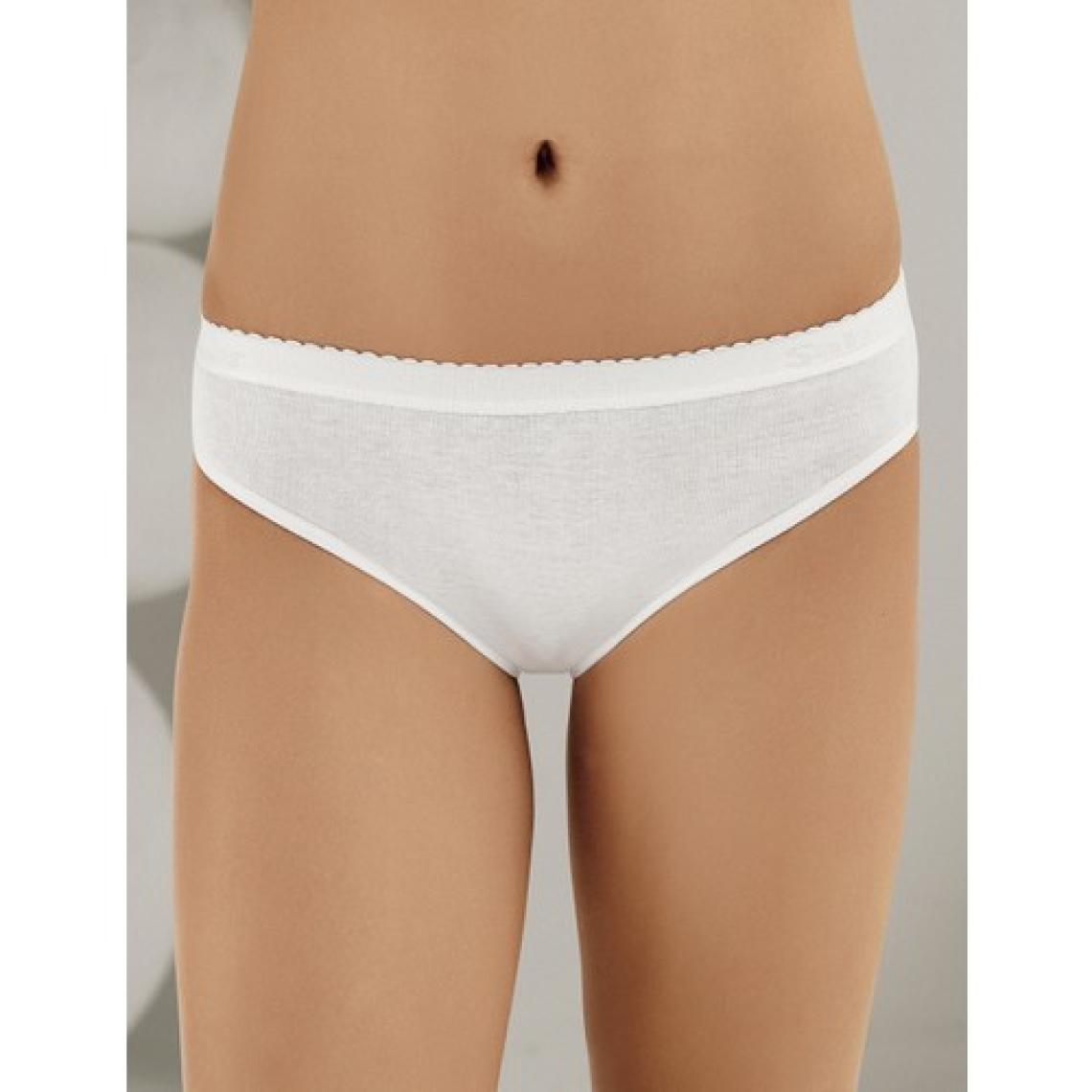 Şahinler Şahinler Yazılı Ribana Külot Beyaz MB037