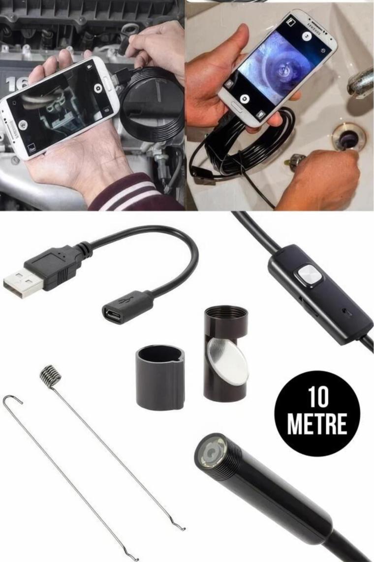 DEMPOWER 10 Metre Hd Görüntüleme Kablo Kamerası