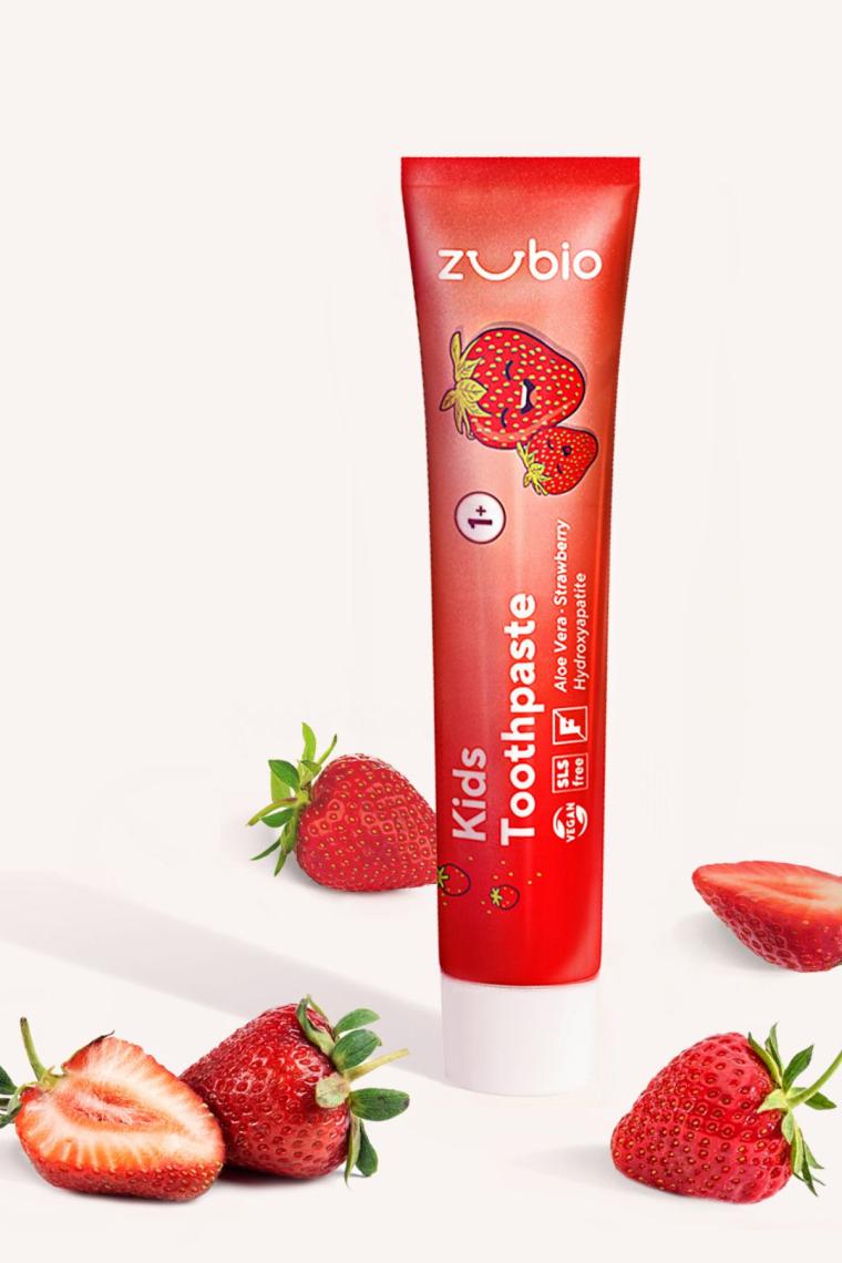 Florürsüz Çocuk Diş Macunu Çilek, 50 gr