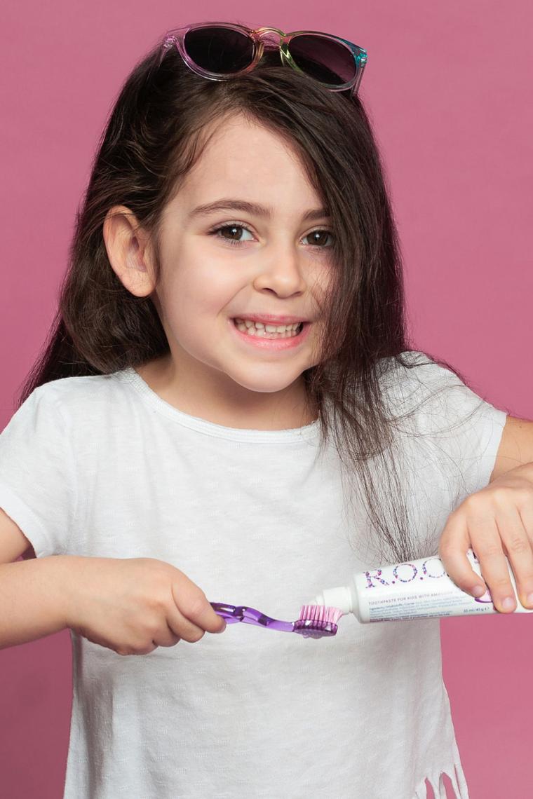 Rocs Kids 3-7 Yaş Meyveli Çocuk Diş Macunu Meyve Külahı 35ml.