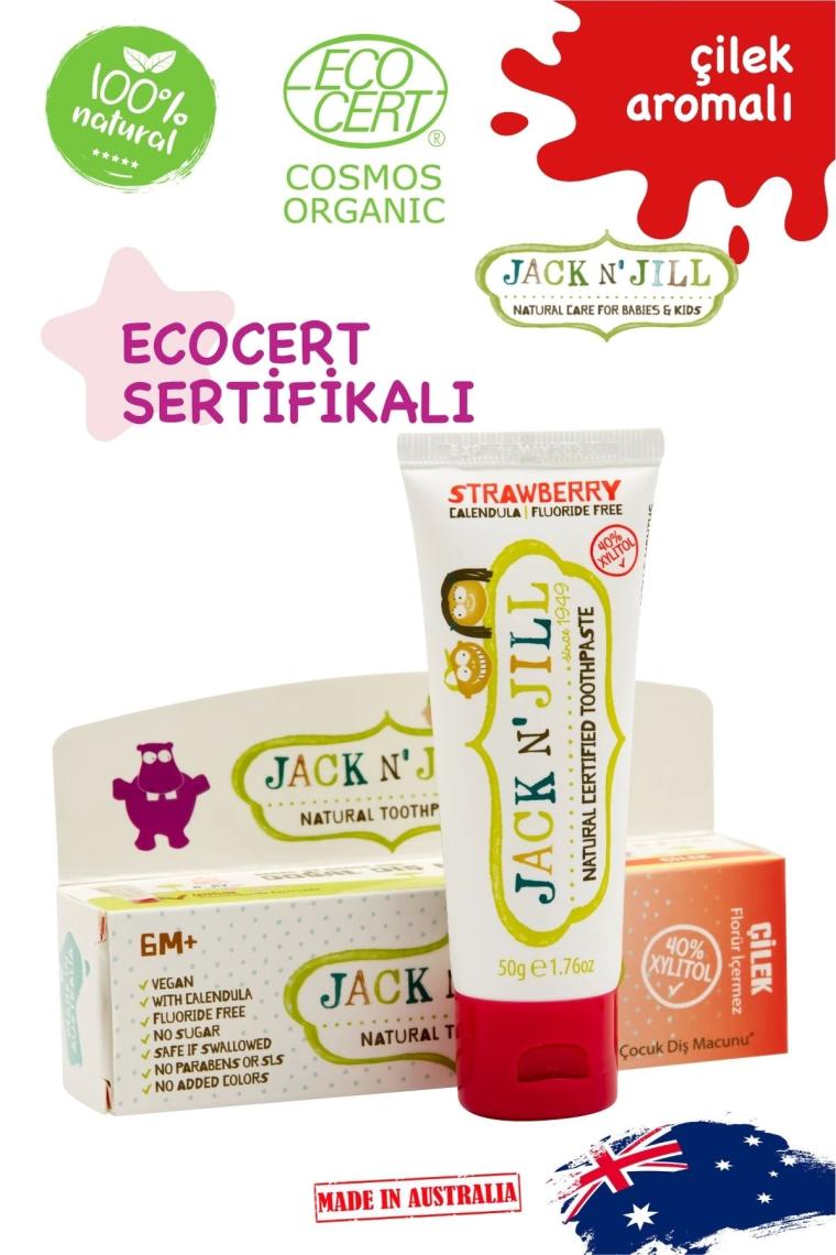 Jack N' Jill Doğal Diş Macunu Çilek 50 gr 1 Adet