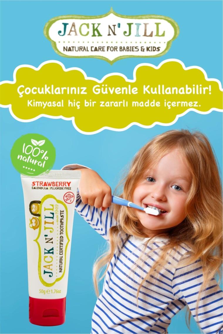 Jack N' Jill Doğal Diş Macunu Çilek 50 gr 1 Adet