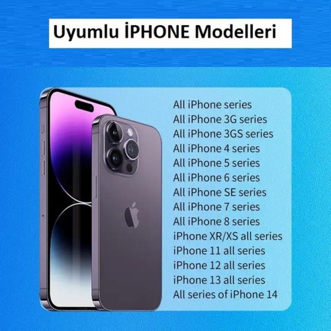 Apprise HK-318 ios iphone Ipad Uyumlu Endoskop Yılan Kamera 10 Metre (Sert Kablo)